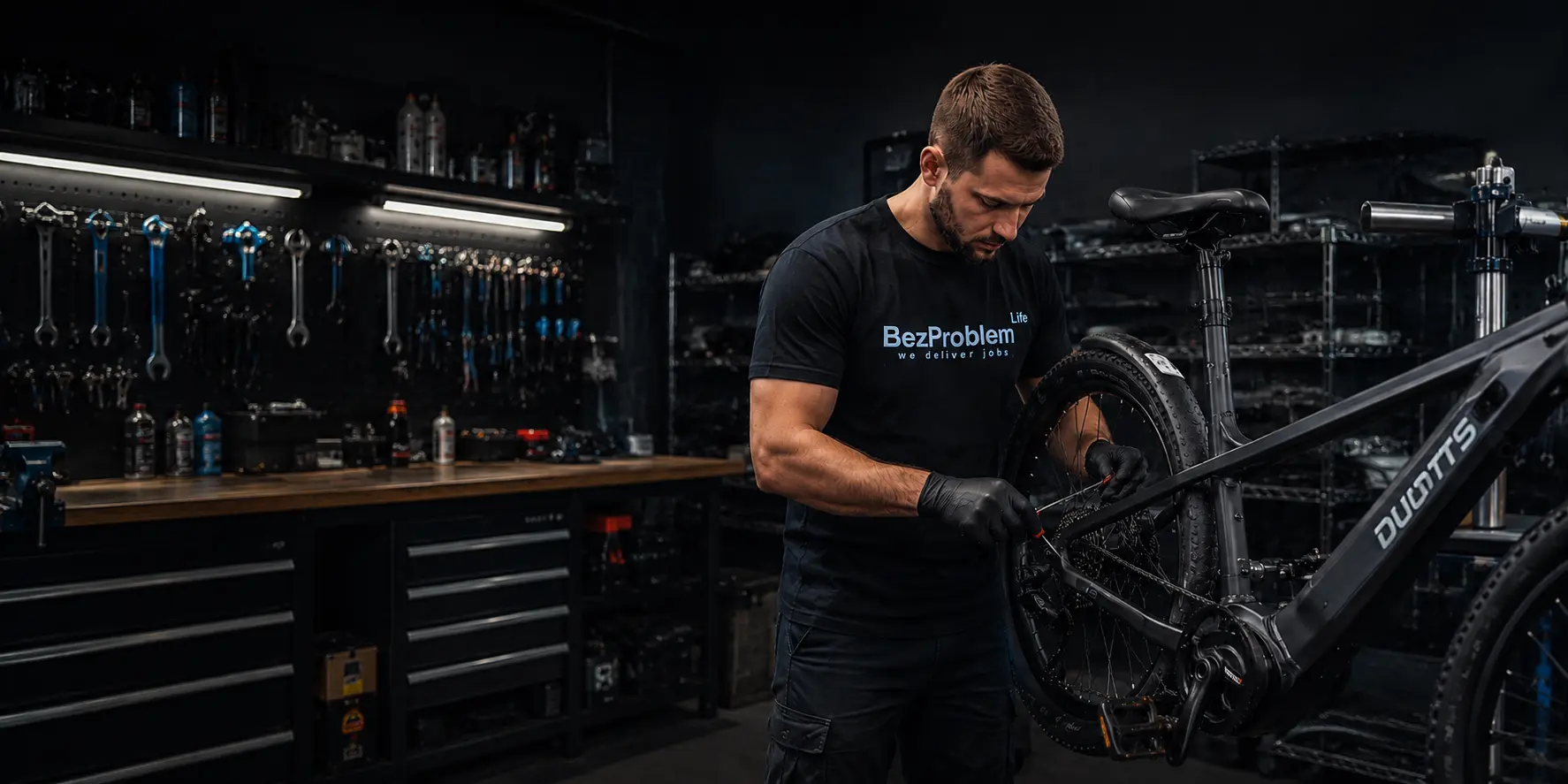 Repair and maintenance of bikes and scooters